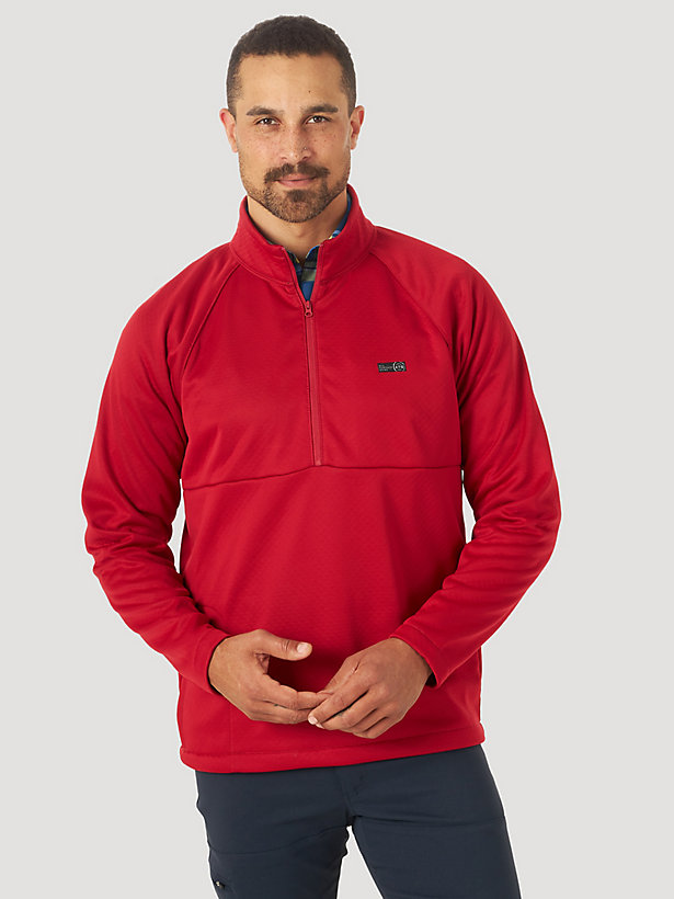 All Terrain Gear 1/2 Zip Sweatshirt in Haute Red