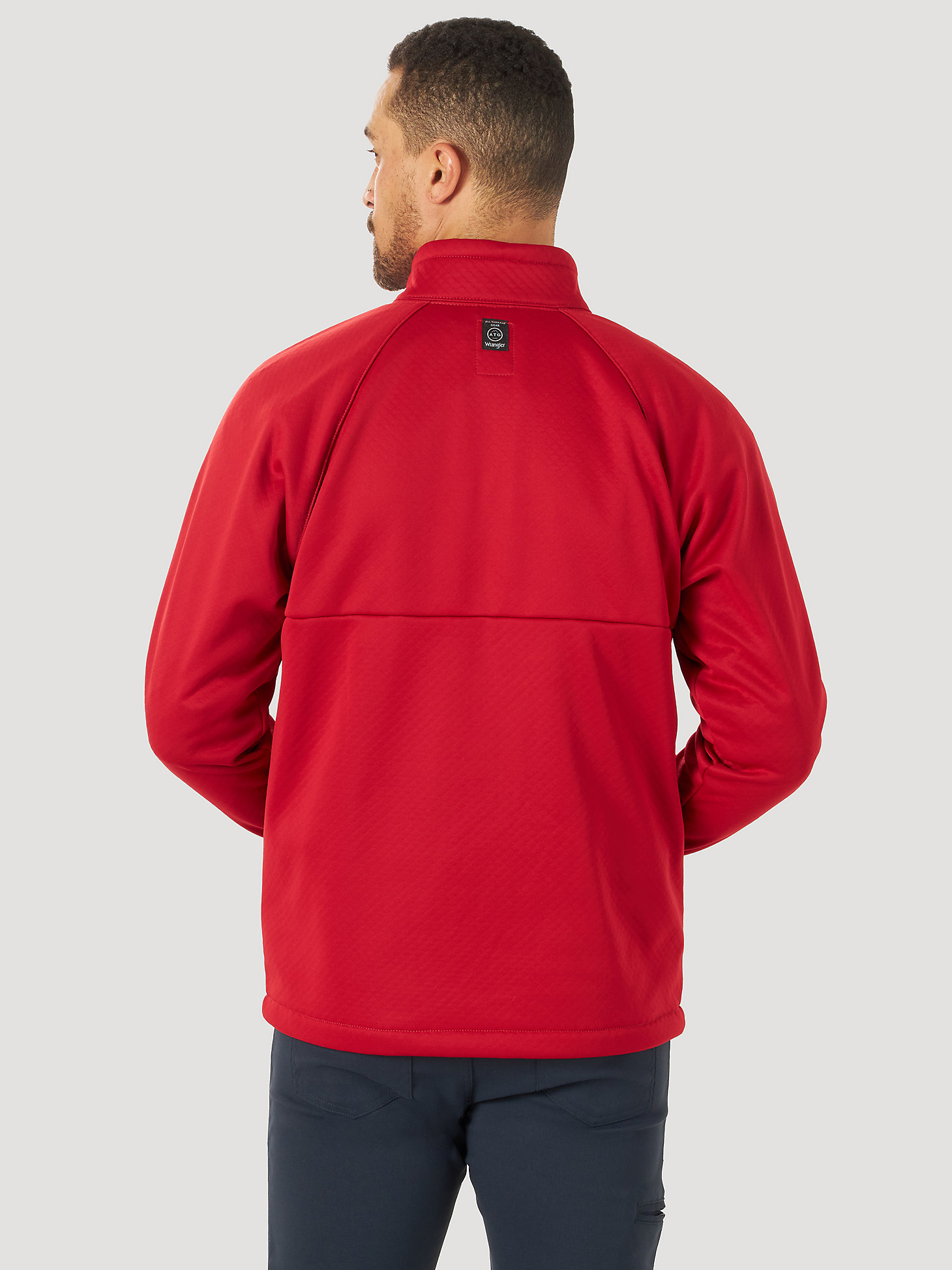 All Terrain Gear 1/2 Zip Sweatshirt in Haute Red alternative view 2