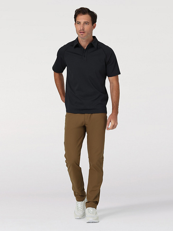 Short Sleeve Performance Polo in Black alternative view