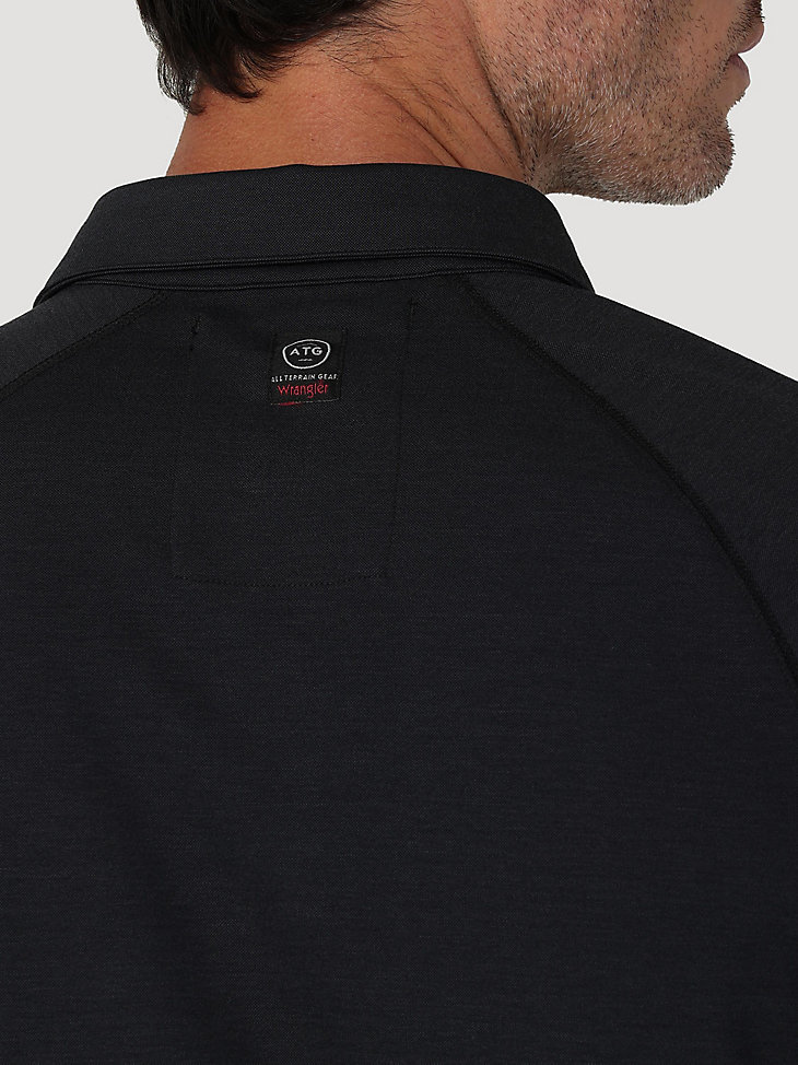 Short Sleeve Performance Polo in Black alternative view 4