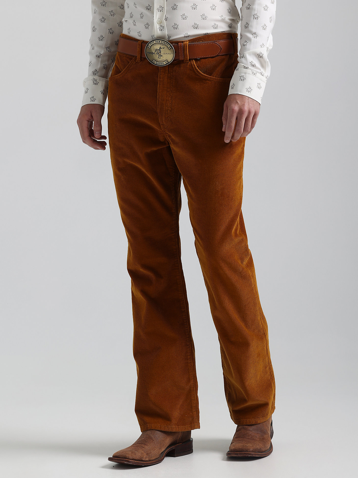 Bootcut Cord in Toffee Beige alternative view 2