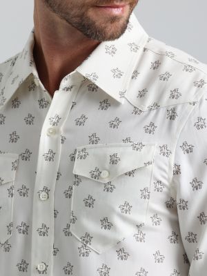 Western on sale print shirt