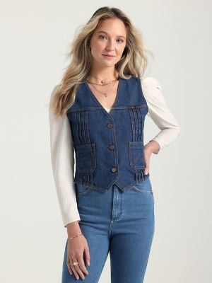 GANT - La veste en jean 100% coton - blue denim