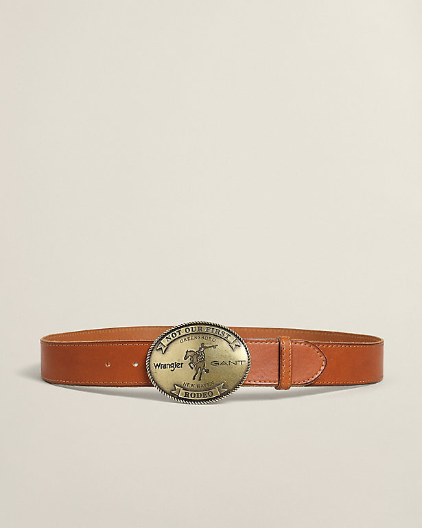 Leather Belt in Clay Brown