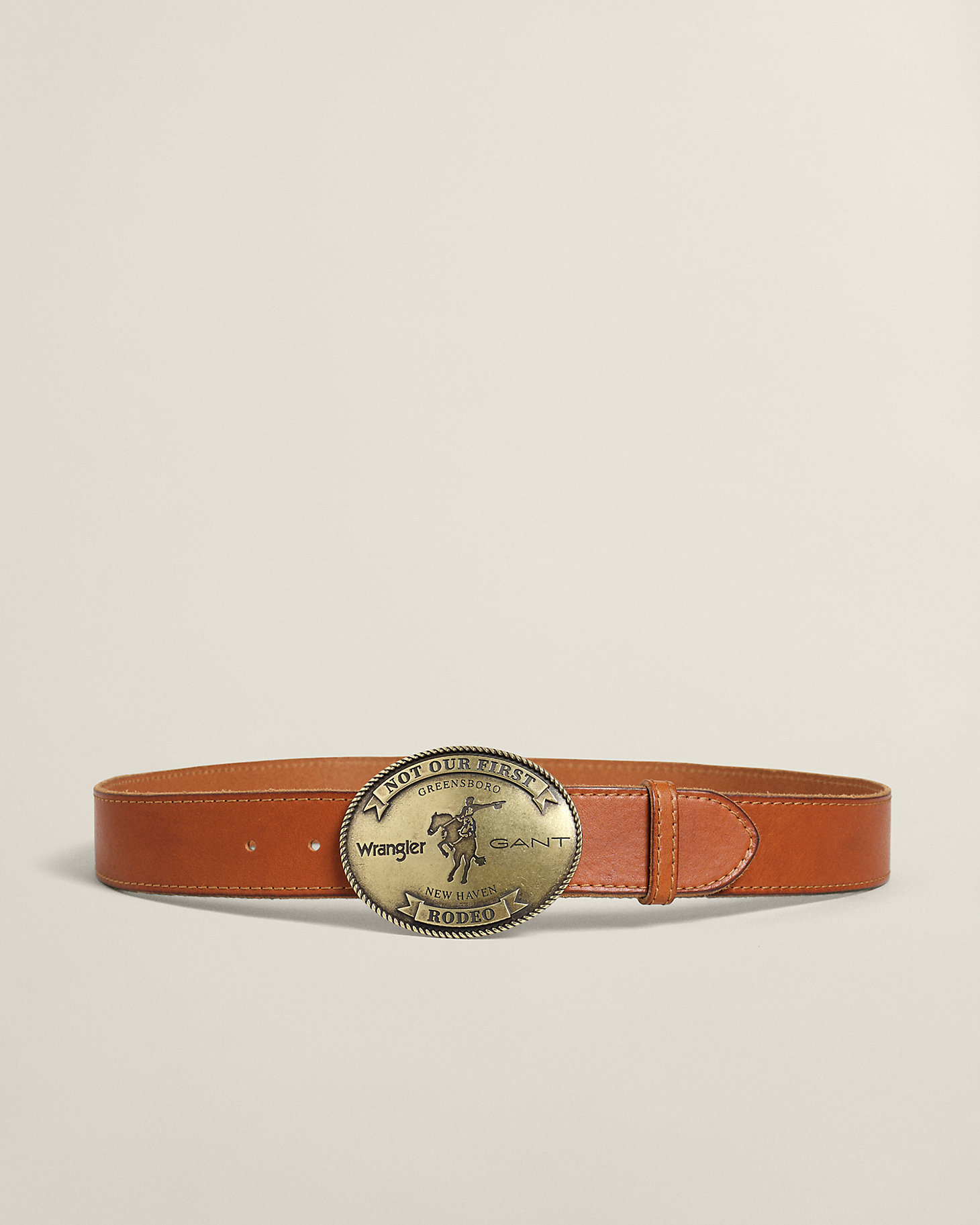 Leather Belt in Clay Brown main view